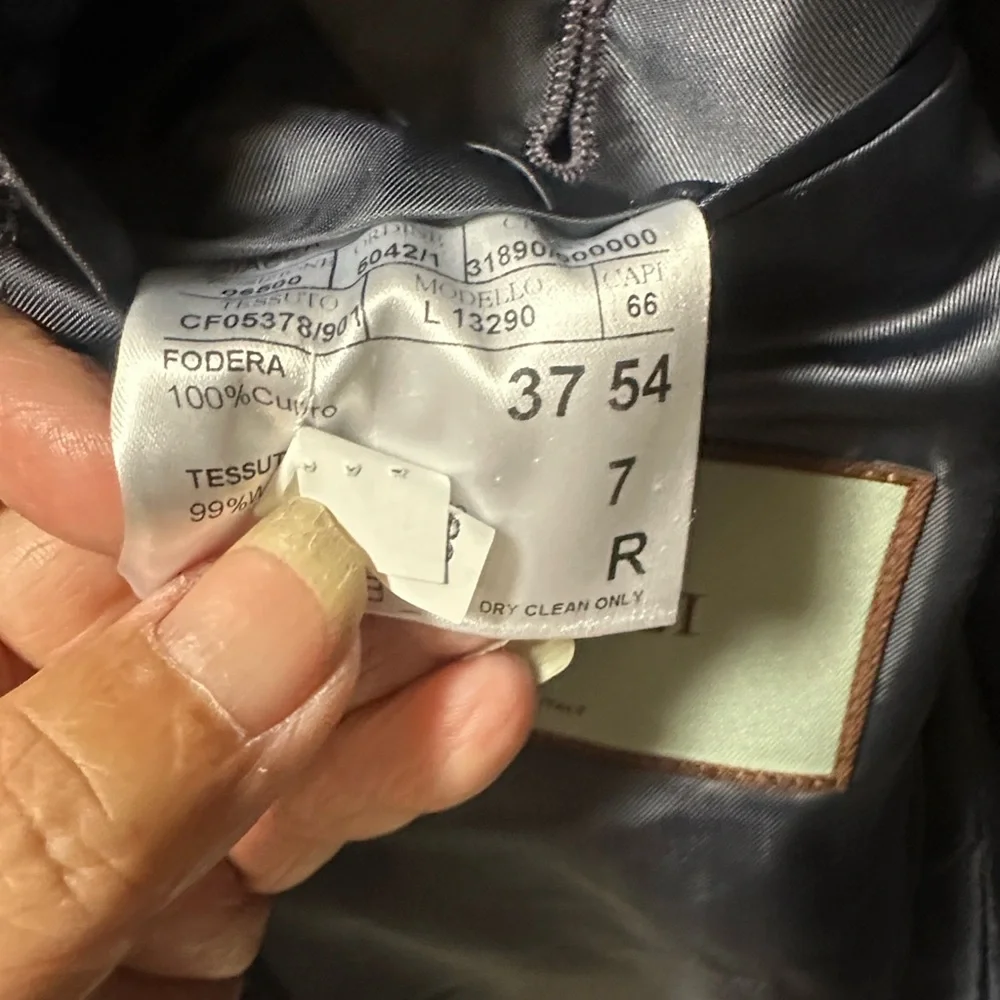 Canali 1934 Charcoal & Blue Jacket - Size 54